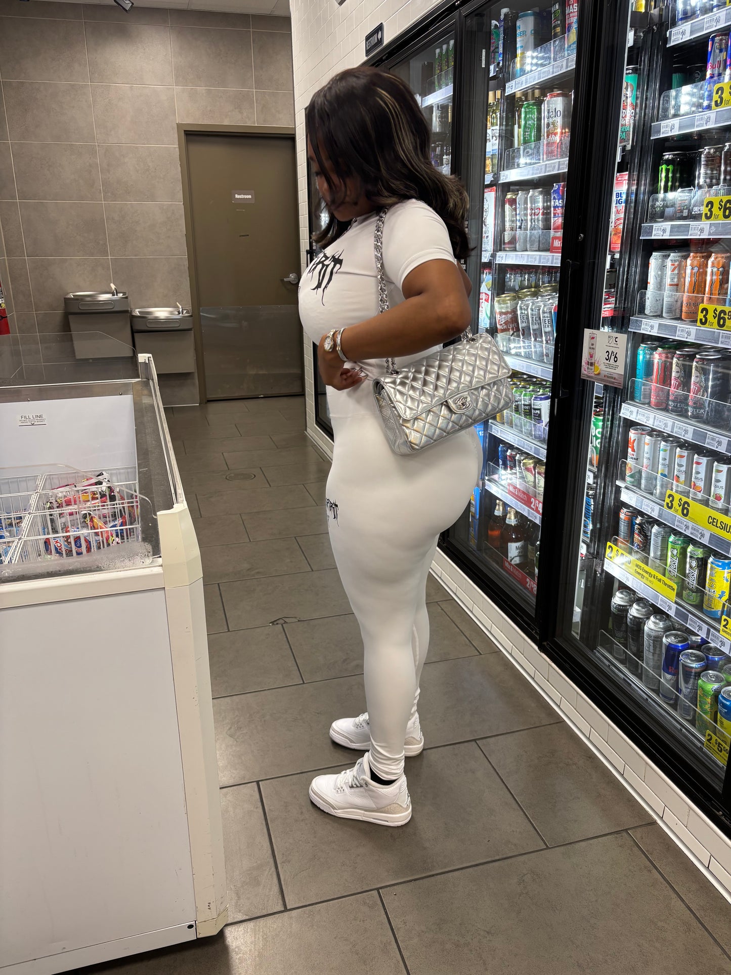 HEAVEN SENT LOUNGE SET ( WHITE )