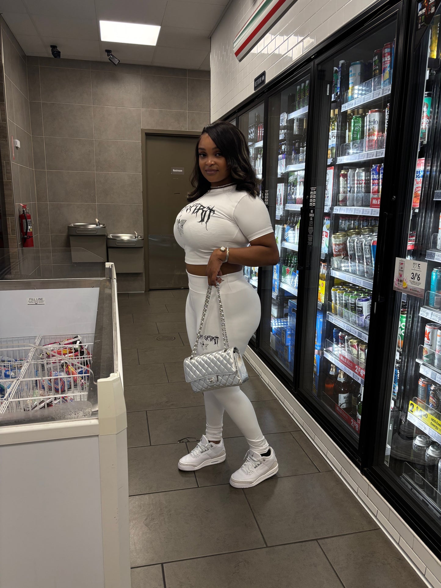 HEAVEN SENT LOUNGE SET ( WHITE )